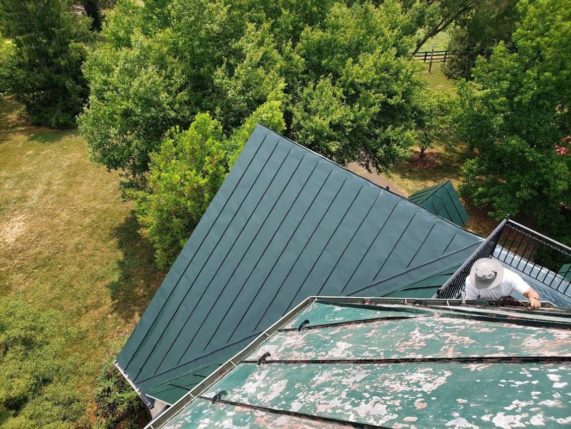 Full-Service Metal Roof Painting